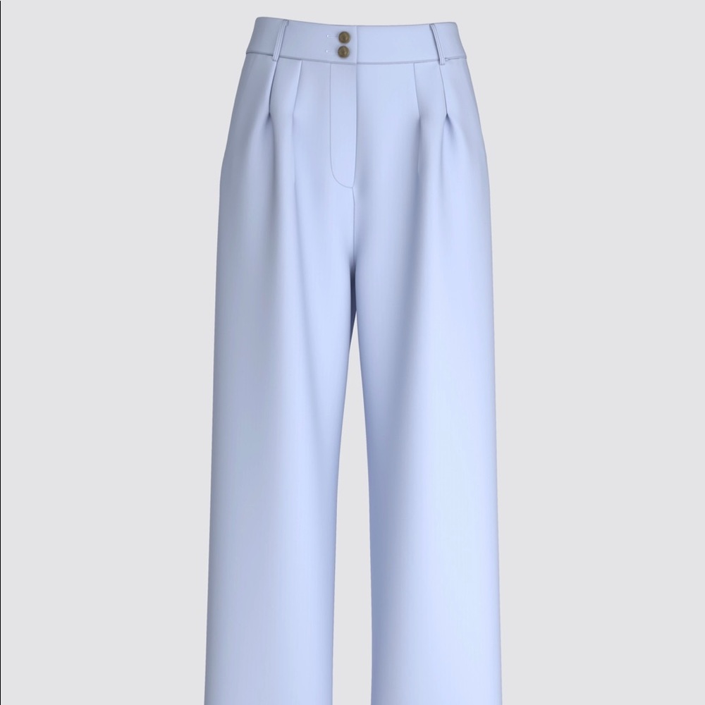Cider wide leg trousers- blue